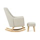 image 3 of Tutti Bambini Jonah Rocking Chair & Foot Stool - Pebble