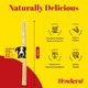 image 2 of Howlers 20 x  Natural Dog Rawhide Rolls Sticks Chews Treat Extra Long 25 cm