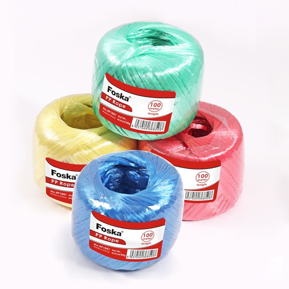 image 1 of 100m Coloured PP String Rope 80g