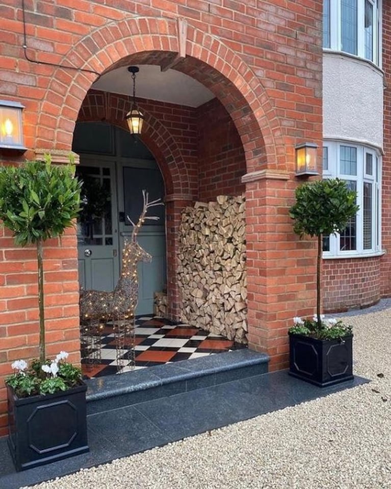image 1 of Faux Lead Chelsea Box Square Dark Grey Light Stone Garden Planter W55 H55 L55 cm, 166 ltrs Cap.