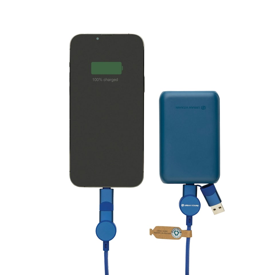 image 1 of Urban Vitamin Oakland 6-In-1 Charging Cable - Blue - One Size
