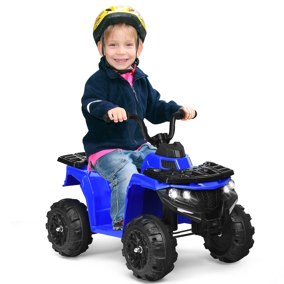 image 1 of COSTWAY Kids Ride-On Car 6V Battery Powered ATV Blue
