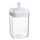 image 4 of Argon Tableware Flip Lock Plastic Food Storage Containers - 800ml - White - Pack of 3