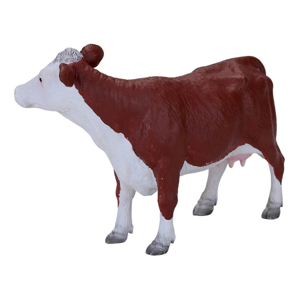 image 1 of MOJO Farmland Hereford Cow Toy Figure (381074)
