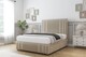 image 2 of Sloomy Kingsley Almond Coniston Divan Bed With Mattress 2 Drawers Left Side With 26" Strutted Headboard & 12" Matching Footboard 3' Single | Cream | Almond | Single | 1