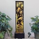 image 1 of Mirror and Water Feature with Ocean Floor Design with LED Lights