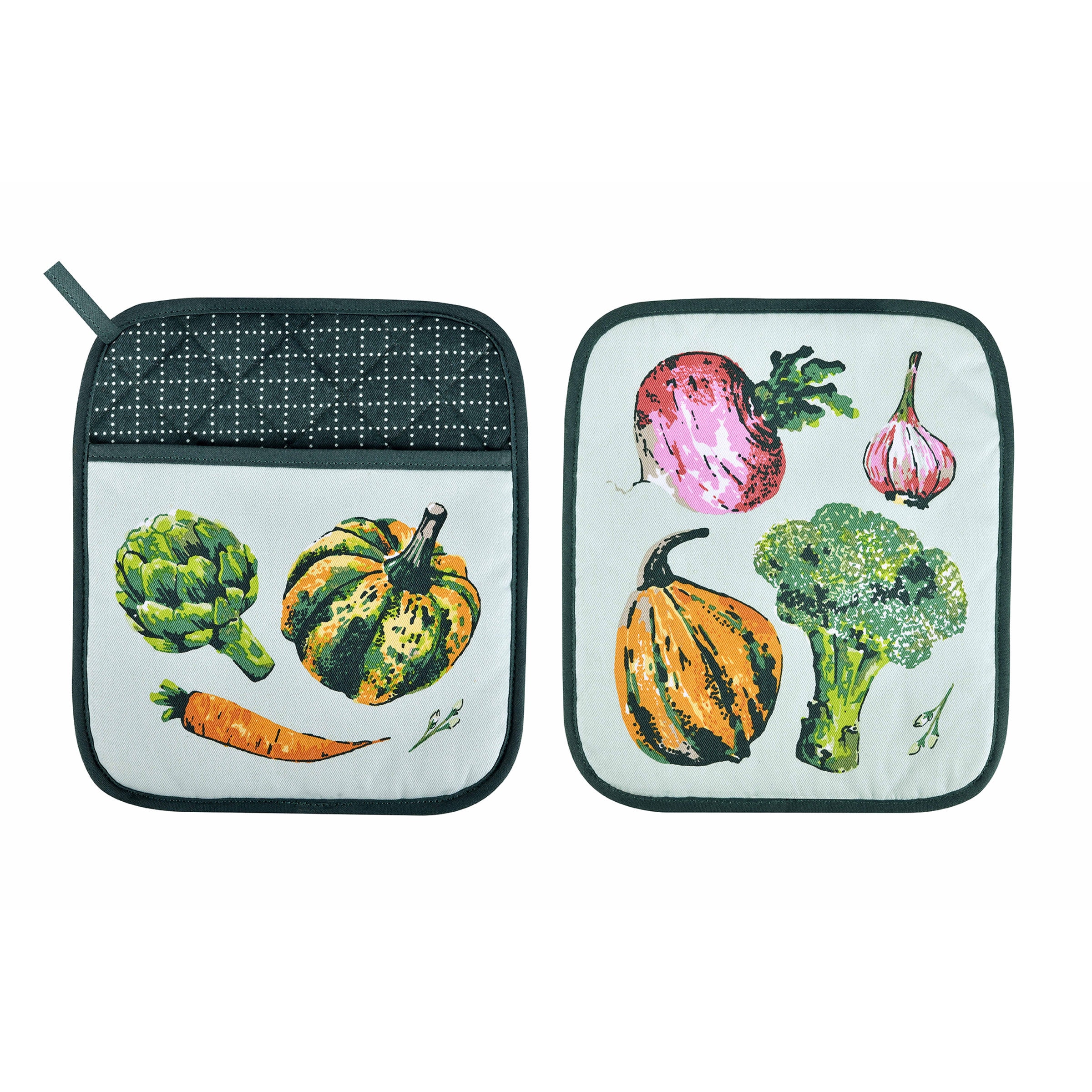 Ulster Weavers 'Vegetable Medley' Leaf Print 100% Cotton Pot Mitt