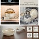 image 5 of Kitchen starter set for 6 people with crockery, pots and more | Black | black/white | 1