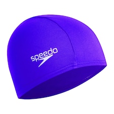 Speedo Unisex Adult Polyester Swim Cap - Blue - One Size