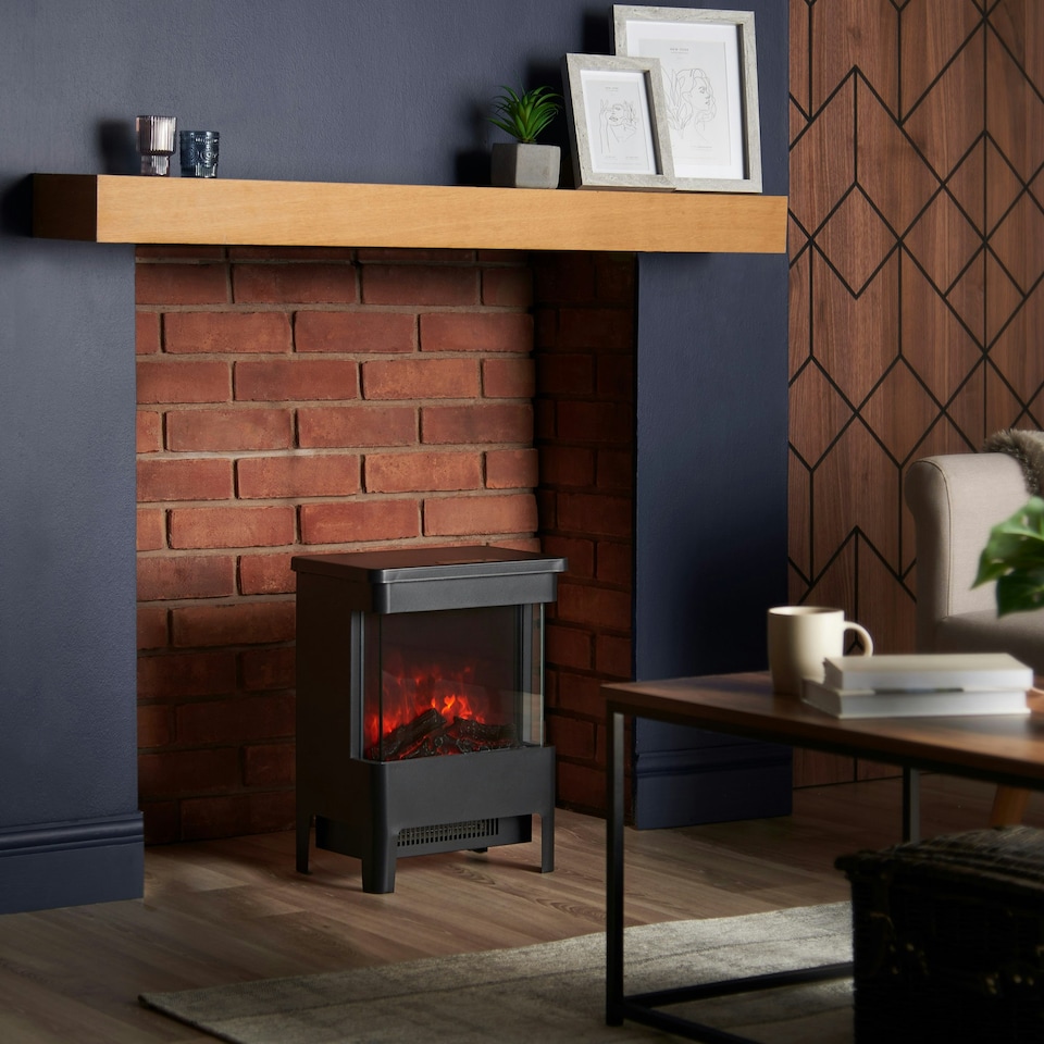 image 1 of VonHaus Electric Stove Heater 1900W Black