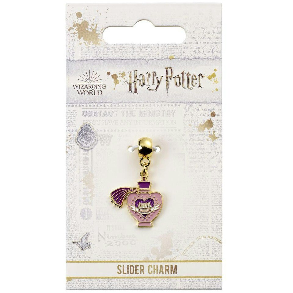 image 1 of Harry Potter Love Potion Charm - Gold/Pink/Purple - One Size