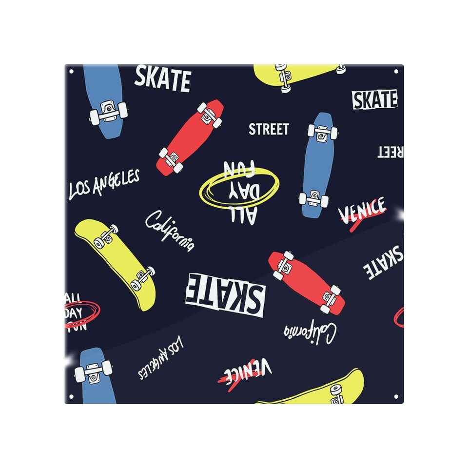 image 1 of Skate Splash Back | White