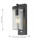 image 6 of Hadron - Black Motion Sensor Outdoor Wall Light | Black | Clear | 1