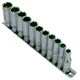 image 3 of 3/8" Drive Double Deep Metric MM Sockets Single Hex 6 Sided 8mm - 19mm 11pc