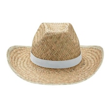 MidOcean Texas Straw Cowboy Hat - White - One Size
