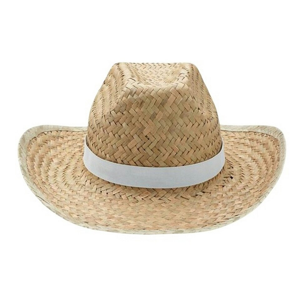 image 1 of MidOcean Texas Straw Cowboy Hat - White - One Size
