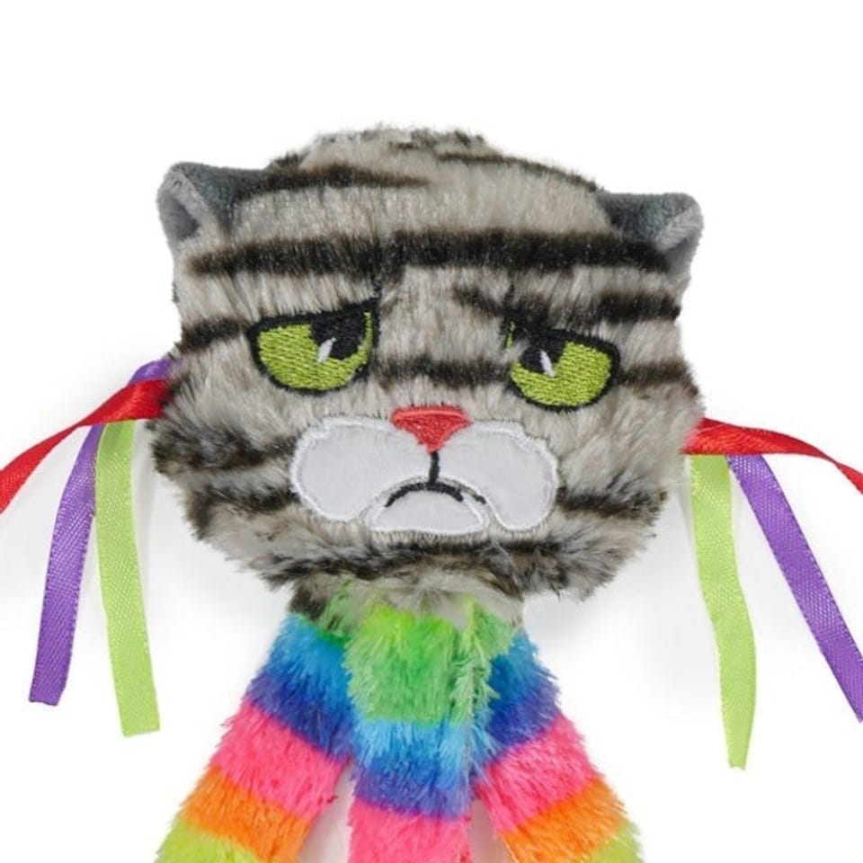 image 1 of Rosewood Moody Moggy Rainbow Grab Toy