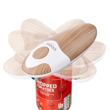 Cooks Professional Automatic Can Opener with Simple One Touch Operation | White | Nordic White