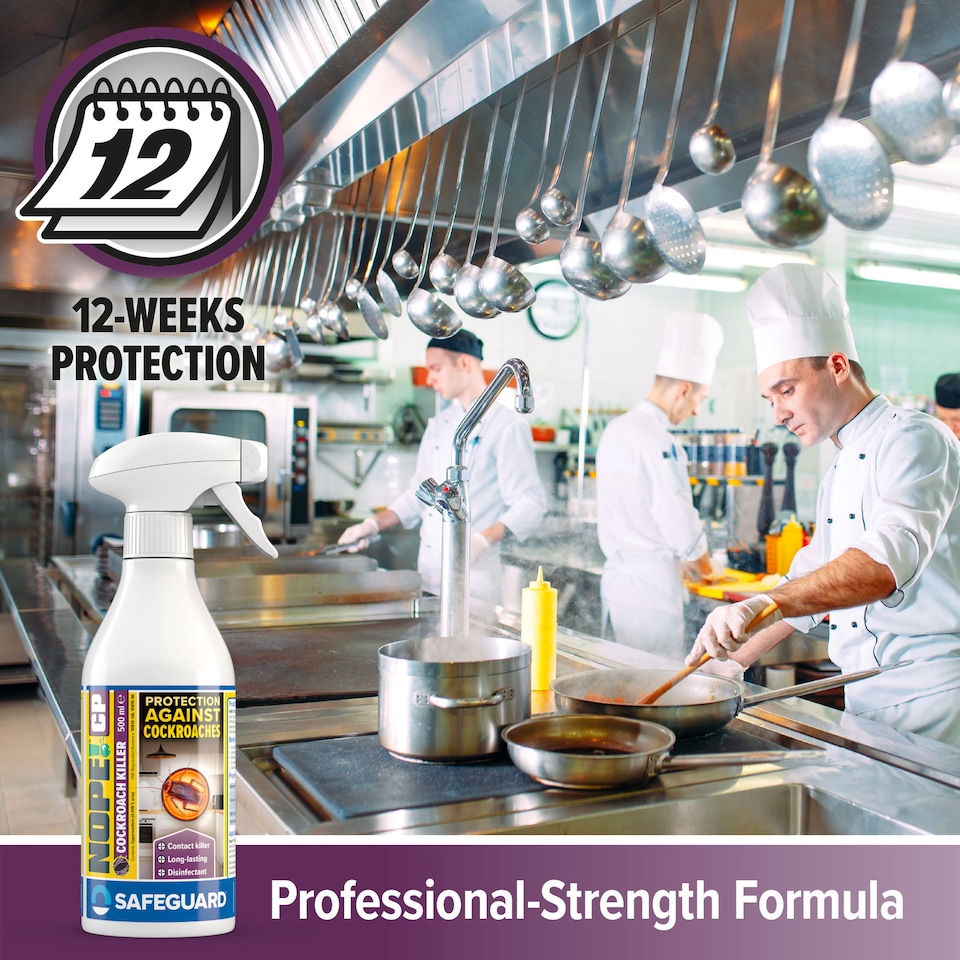 image 1 of NOPE CP Cockroach Killer Spray (500ml) Odourless, Strong, Contact Killer for home use.