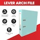 image 2 of A4 Pastel Purple Paperbacked Lever Arch File by Janrax