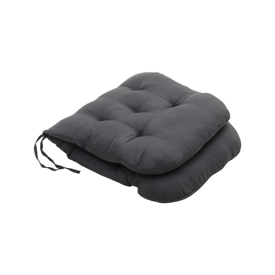 image 1 of Living and Home Rocking Chair Tufted Seat Pad Non-Slip Seat Cushion
