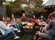 image 4 of Cordoba Large Garden Fire Pit Portable for Picnic BBQ Patio Party Copper Firepit