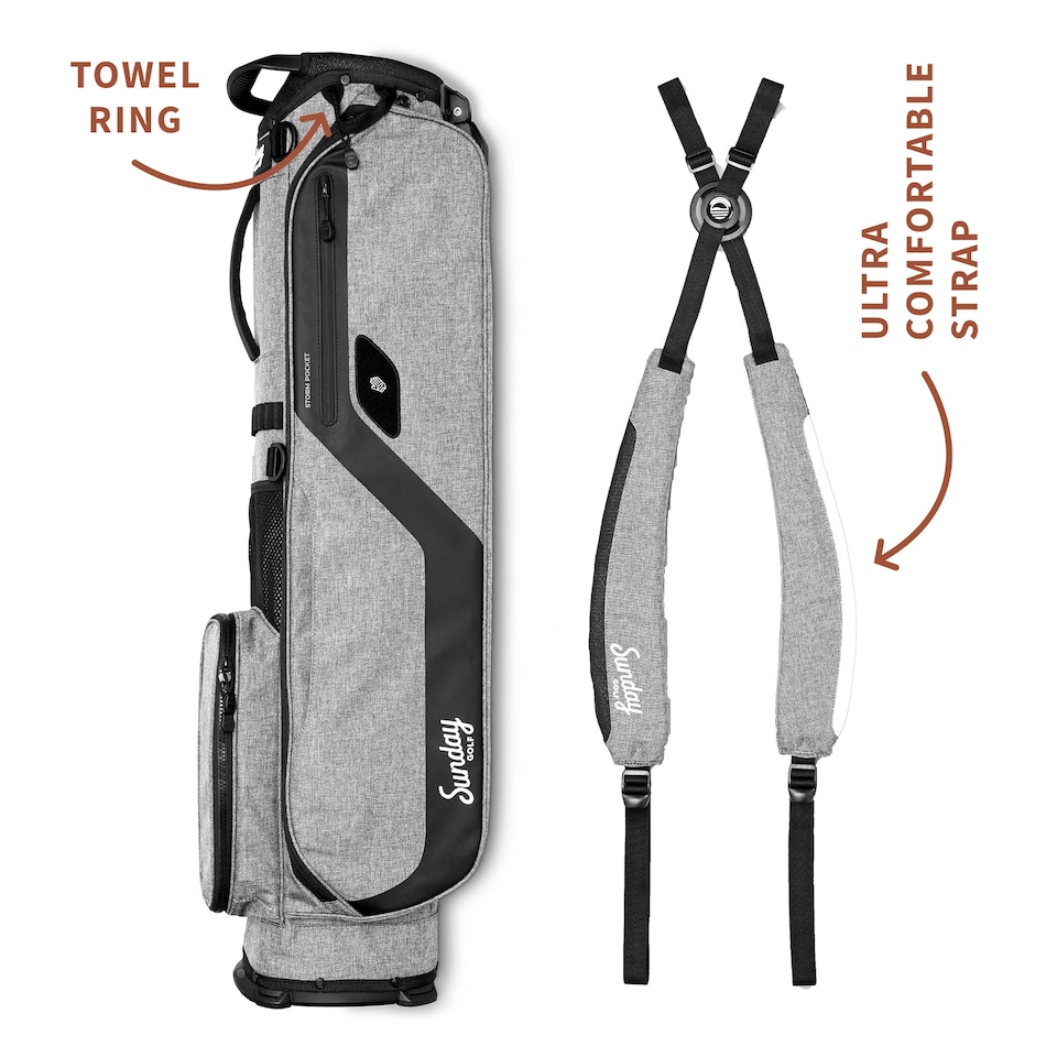 image 1 of El Camino Golf Bag - Heather Grey