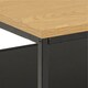 image 5 of Gila Square Coffee Table with Open Shelf in Oak & Black