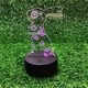 image 6 of Easter Floral Bunny Clear Acrylic Sign with LED Light Base