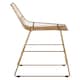 image 3 of Interioirs by Premier Gold Metal Wire Bar Chair, Sturdy Metal Chair for Bar, Breakfast Wire Chair for Home