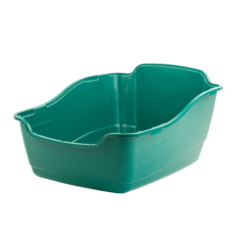 image 1 of KCT Hooded Green Cat Litter Box | Green | One Size | 1