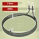 image 2 of SPARES2GO 3 Turn Heating Element for IKEA FOV9 FOV10P OV12 OV13 OV14 OV15 OV16 OV20 Fan Oven 2000w
