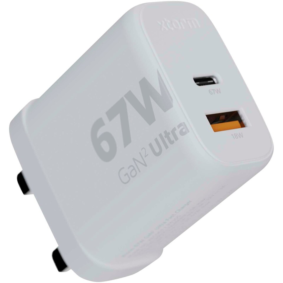 image 1 of Xtorm GaN2 Ultra XEC067g DC Power Adaptor (UK Plug) - White - One Size