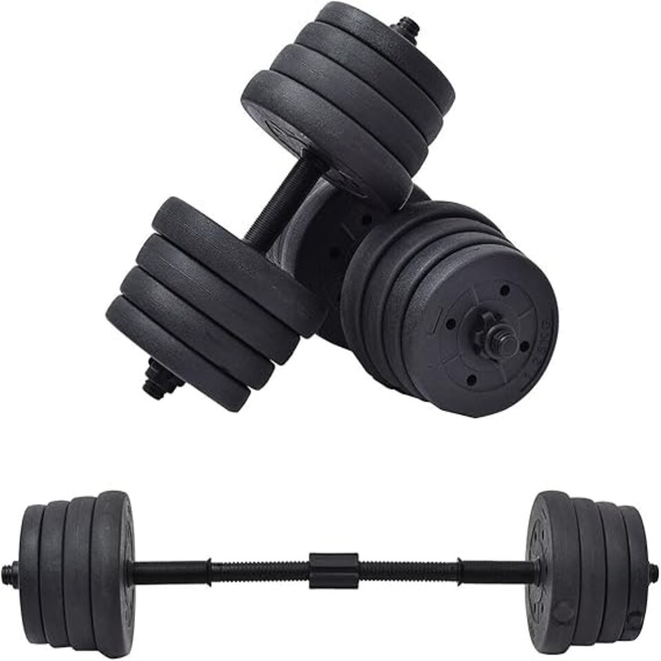 image 1 of Alivio 30kg Dumbbells Pair of Gym Free Weight Barbell/Dumbell Body Building Weights Set