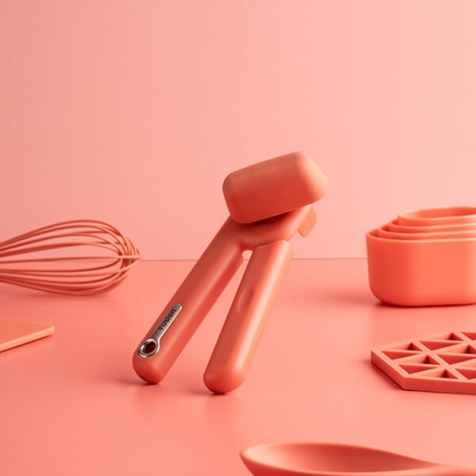 image 1 of Fusion Twist Can Opener Coral