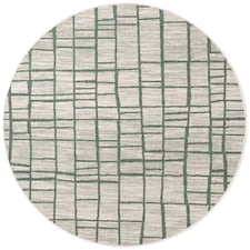 Ted Baker Indoor Outdoor Crouch Round Abstract Rug