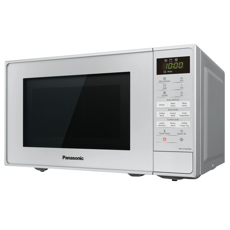 image 1 of Panasonic Microwave Oven & Grill, 800 Watt, 20 Litre, Silver, NN-K18JMMBPQ