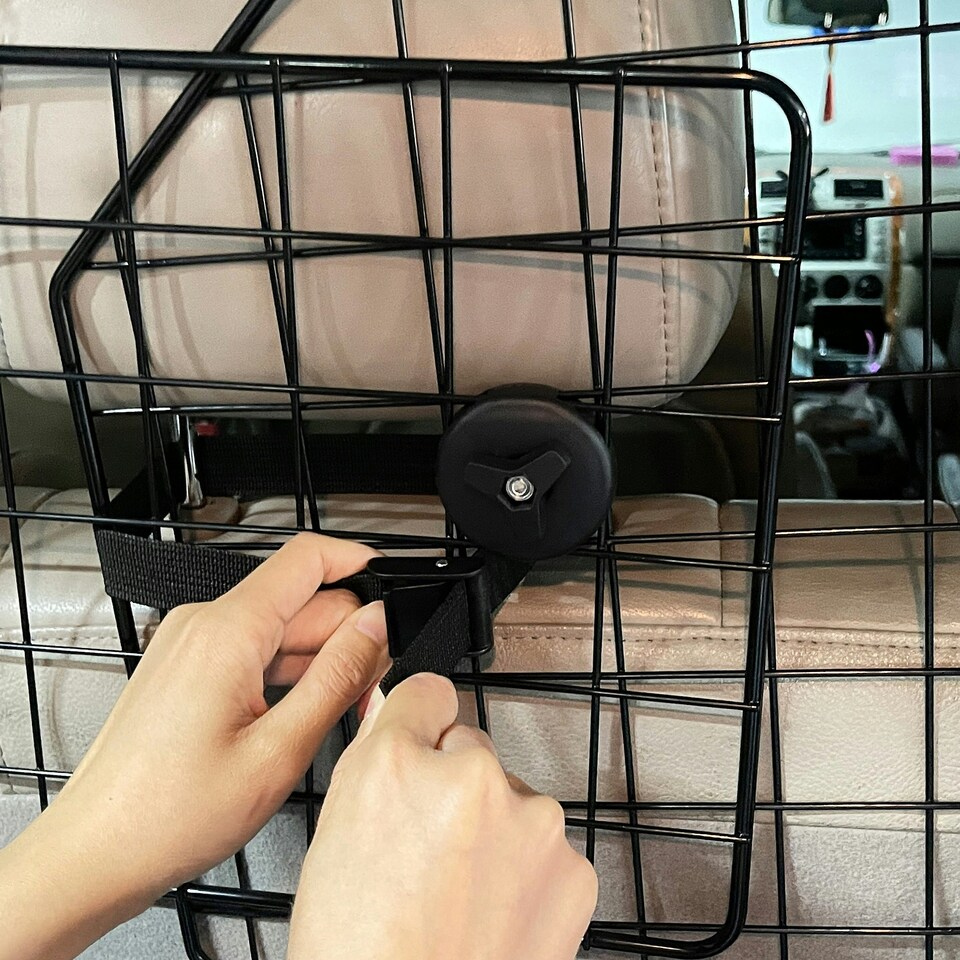 image 1 of PawHut Dog Guard for SUVs, Vehicles, Vans, Car Barrier with Adjustable Width