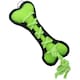 image 2 of Blue Cross Tug Rope Duck & Green Cross Tug Bone Dog Play Toy With Squeak