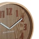 image 2 of Interiors by Premier Easy To Read Brown Grain Small Wall Clock, Retro Design Clock For Indoor, Versatile Functional Outdoor Clock