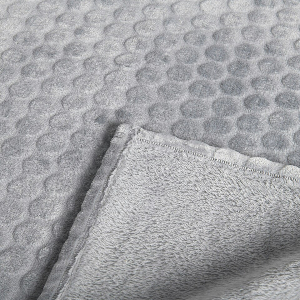 image 1 of Clair de Lune Marshmallow Pram Blanket - Grey