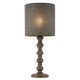 image 5 of Joss 1 Light Table Light Dark Grey Wash Wood (Base only), E27