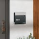 image 7 of HOMCOM Wall Mounted Post Box, Weatherproof Letterbox with Lock, Grey Black