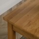 image 5 of Oslo Minimalist Solid Oak Dining Table - 180cm