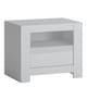 image 1 of Novi 1 Drawer Bedside Table in Alpine White