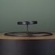 image 5 of 25cm Black Round Metal Pillar Candle Ring Holder