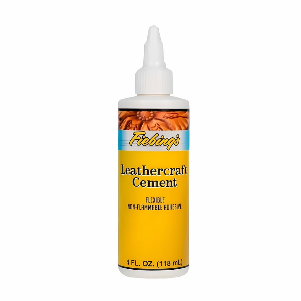 image 1 of Fiebing's Leathercraft Cement - Professional Adhesive for Leather Bonding 4oz | Clear