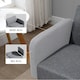 image 6 of HOMCOM 3 Seater Linen Sofa Bed with Adjustable Backrest for Living Room