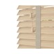 image 1 of 210cm Natural Oak Faux Wood Venetian Blinds with Tapes (120cm Drop) | Brown | Brown
