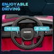 image 4 of AIYAPLAY Licensed Land Rover, Kids Electric Car w/ Remote, Music, Pink